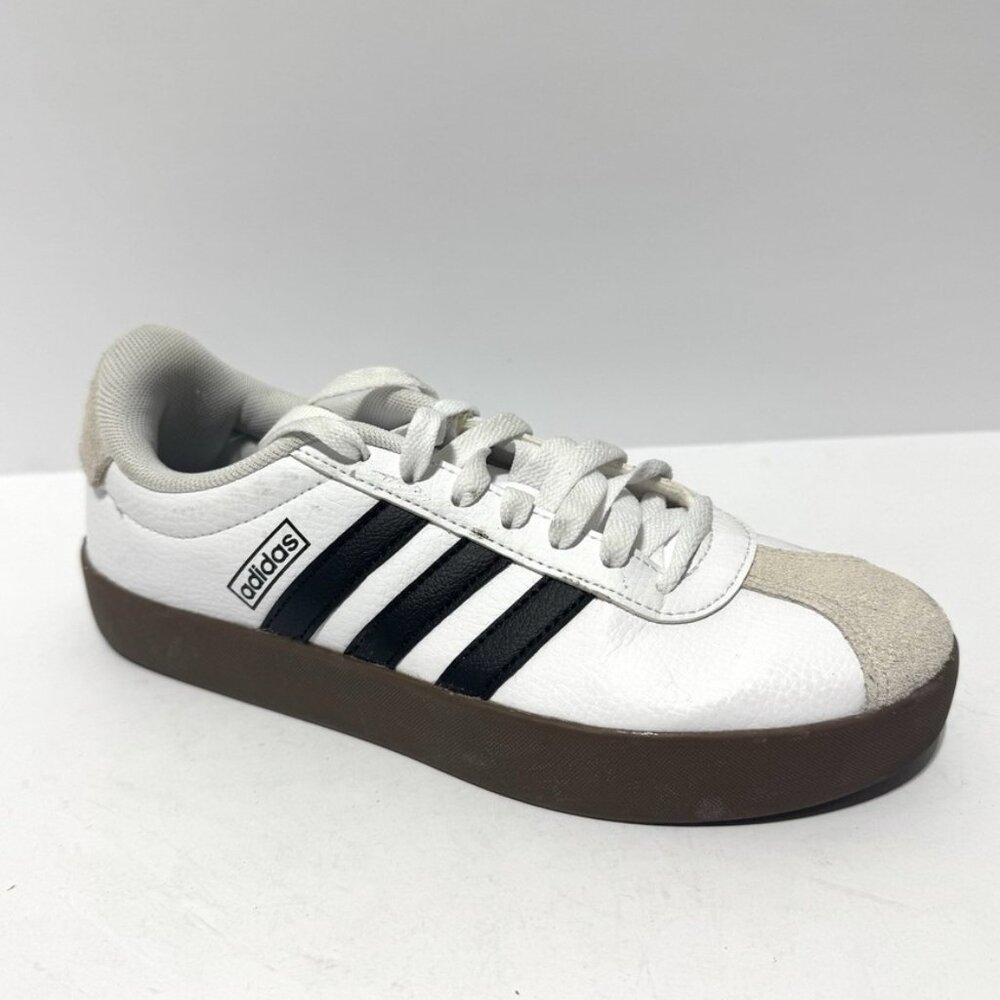 adidas Womens VL Court 3.0 Sneakers White Size 6.5 M